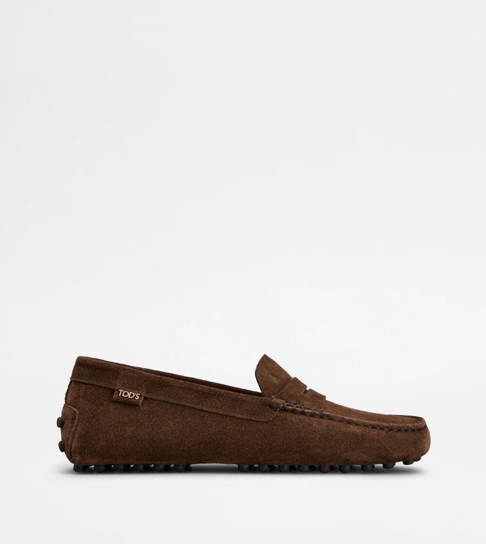 TOD'S Gommino Loafers In Suede - 37.5 (7.5 US)